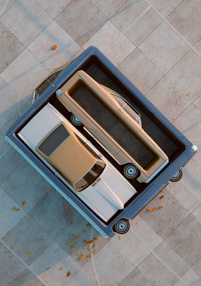 Illustration for article titled These Distorted Cars Will Mess With Your Mind, Man
